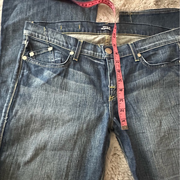 Rock & Republic Roth Radison Low Rise Y2K Inspired Rhinestone Bootcut Jeans 32 - Picture 15 of 15